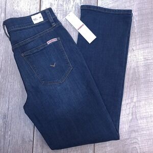 Hudson USA Jeans Womens 26 Blair High Rise Straight Ankle Dark Blue Denim Pants